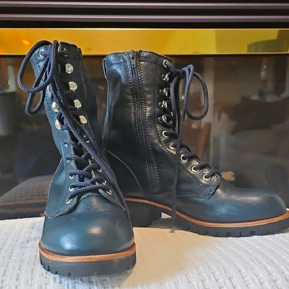 Jeffrey Campbell-Free People Lucca Combat Boots Size 10